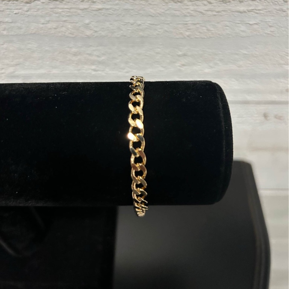 18K Gold Filled Cuban Link Bracelet ✨ 7” • Minimal Luxury • Unisex